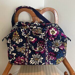 Very Bradley Large Weekender Duffel Bag in Retired African Violet Pattern